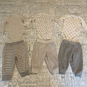 3 Warm Sweats/ Long Sleeve Onesies-Mix n Match!